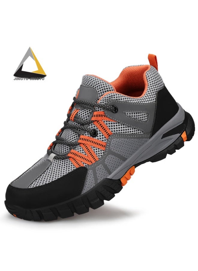 Jingtu Jingtu Safety Shoes For Men, Wear-resistant, Steel Toe Cap, Puncture-resistant, Lightweight, Breathable, Functional Work Shoes 1105t Size 38 - Image 5