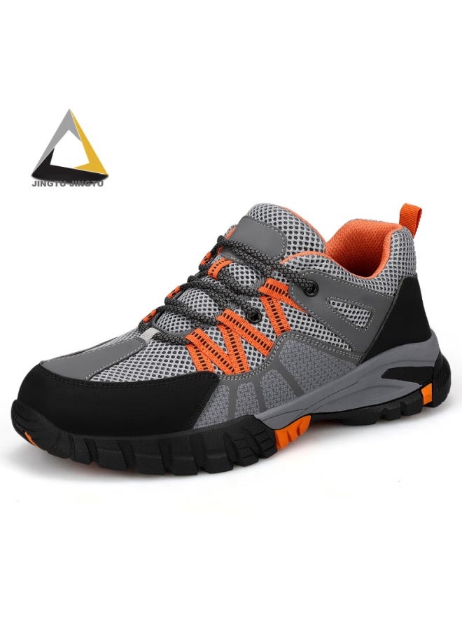 Jingtu Jingtu Safety Shoes For Men, Wear-resistant, Steel Toe Cap, Puncture-resistant, Lightweight, Breathable, Functional Work Shoes 1105t Size 38 - Image 4