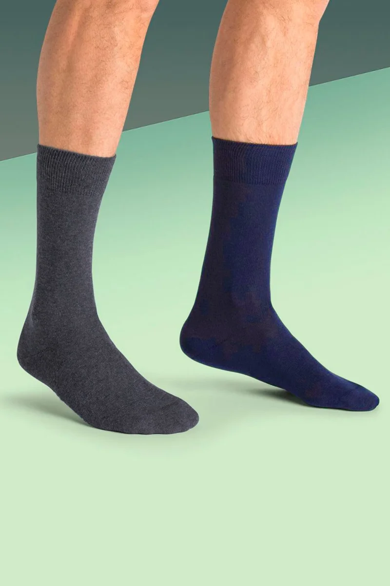 اسينتي Men's Socks Bamboo Scented Seamless Classic Socket Socks Thin Long Men's Economical Socks 5 Pcs