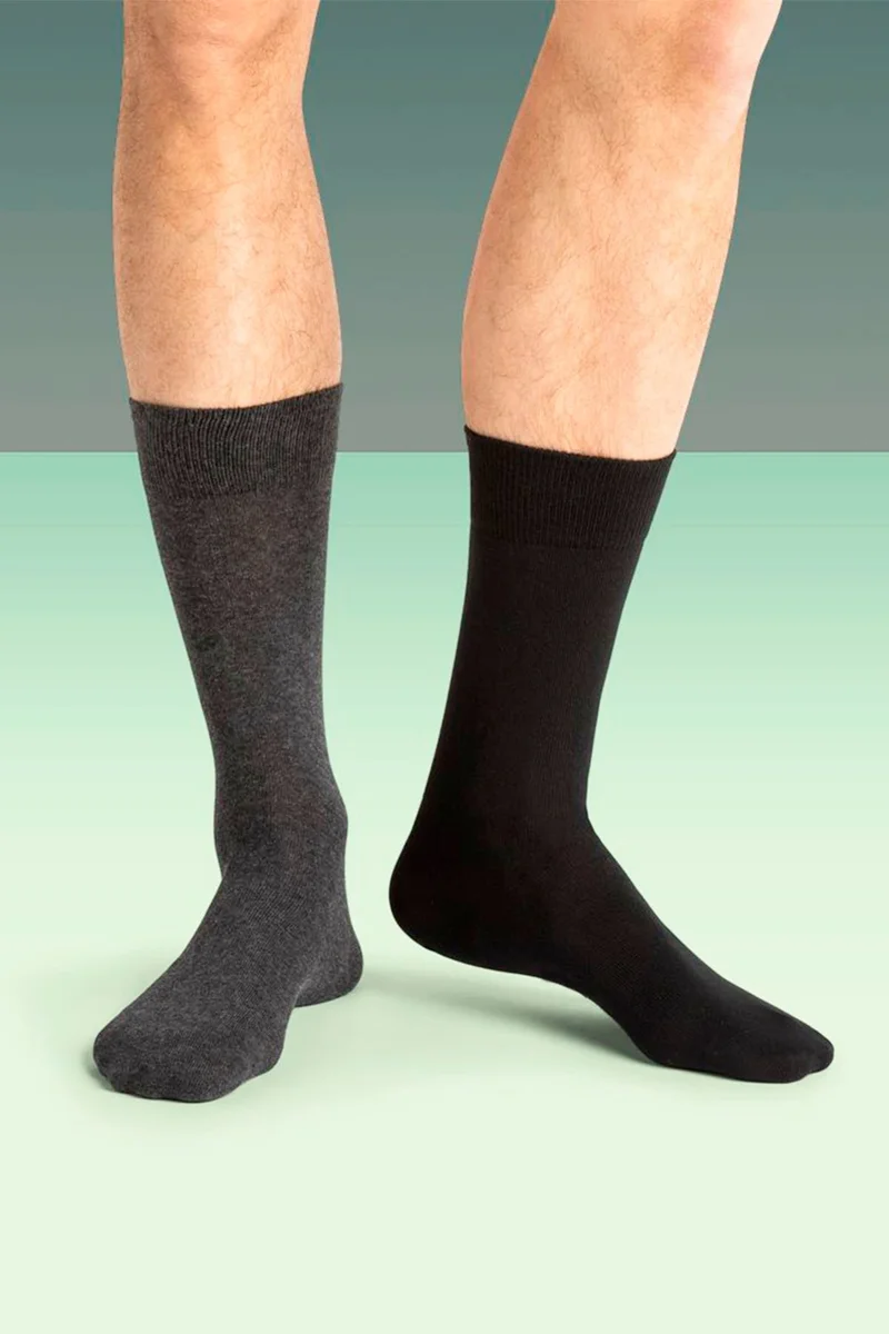 اسينتي Men's Socks Bamboo Scented Seamless Classic Socket Socks Thin Long Men's Economical Socks 5 Pcs