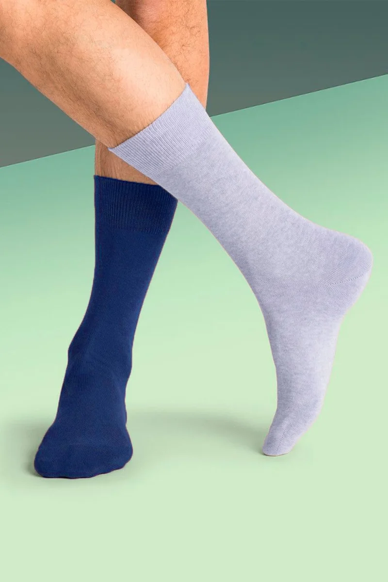اسينتي Men's Socks Bamboo Scented Seamless Classic Socket Socks Thin Long Men's Economical Socks 5 Pcs
