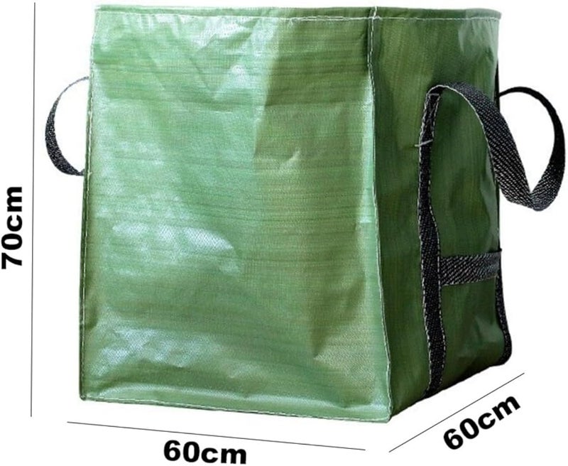 أكياس نفايات الحدائق الثقيلة 60x60x70 سم سعة كبيرة للأغصان والأوراق والعشب الرطب - Image 3