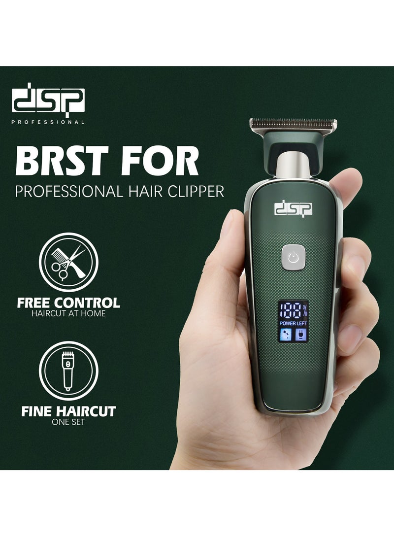 DSP USB Rechargeable LCD Digital Display Hair Clipper  - Image 2