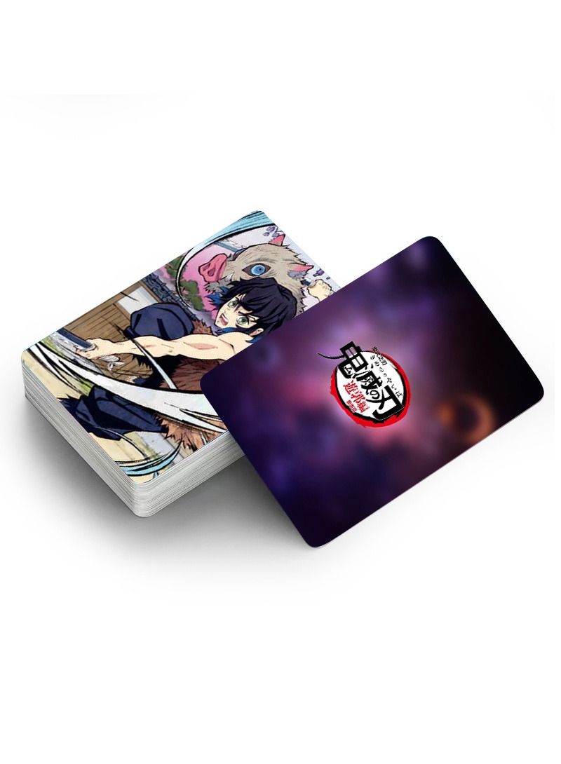 Generic 30 Pcs Anime Demon Slayer: Yaba Double Sided Lomo Card  - Image 2