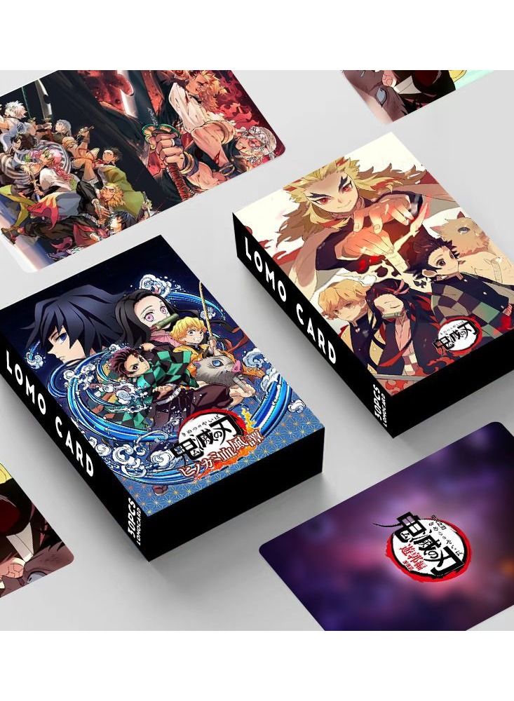 Generic 30 Pcs Anime Demon Slayer: Yaba Double Sided Lomo Card  - Image 1