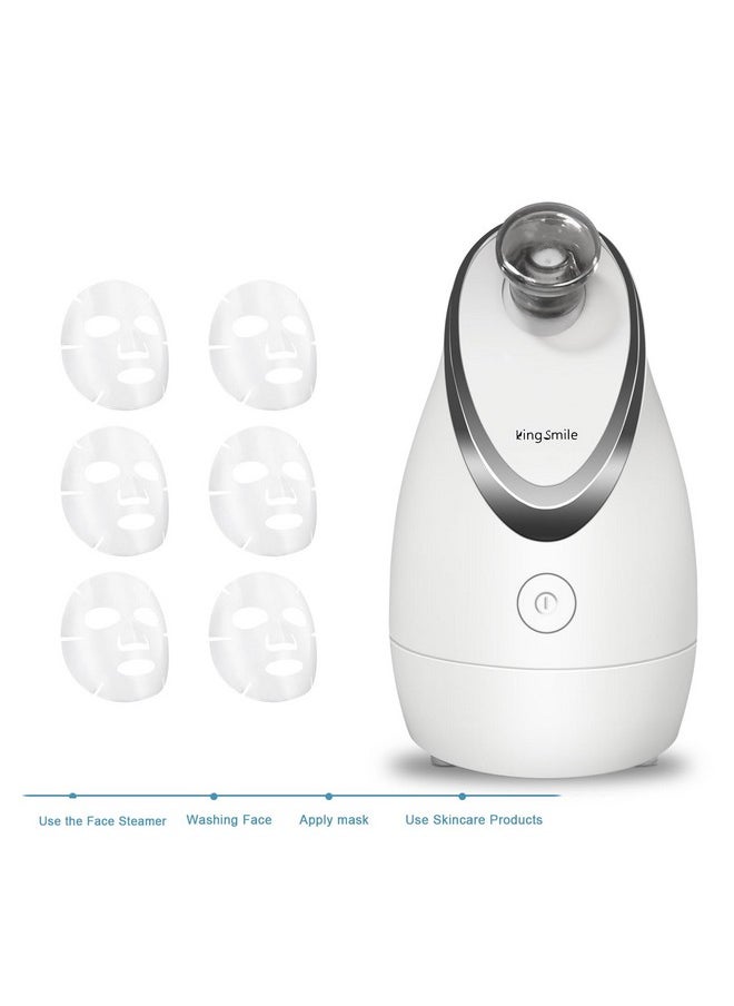 Kingsmile - Facial Steamer 2 In 1 Face Steamer For Facialcompact Nano Steamer With Aromatherapyface Humidifieradjustable Nozzle Warm Powerful Steam For Home Spacleanses And Moisturizessinuses - Image 1