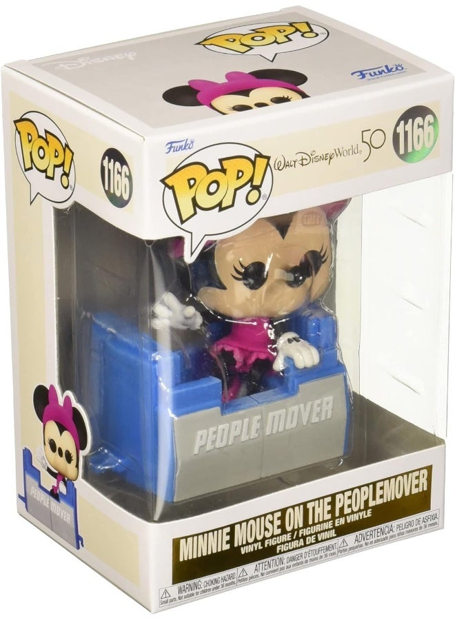 Funko POP! Disney: WDW50- People Mover Minnie Mouse - Disney World 50th Anniversary - Collectable Vinyl Figure - Gift Idea - Official Merchandise - Toys for Kids & Adults - Image 1
