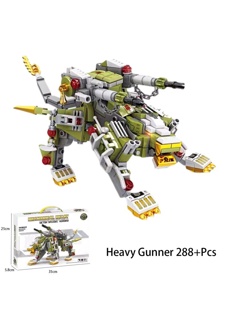 Strong Heavy Gunner Building Block Assembly Model Boy Small Particle Assembly Toy  - Image 2
