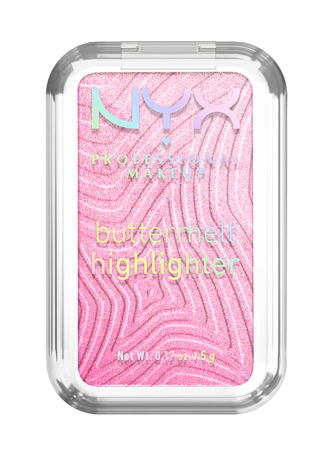 NYX PROFESSIONAL MAKEUP Buttermelt Highlighter Powder Highlighter 12 HR Wear Fade And Transfer Resistant U Butta Werk  - Image 1