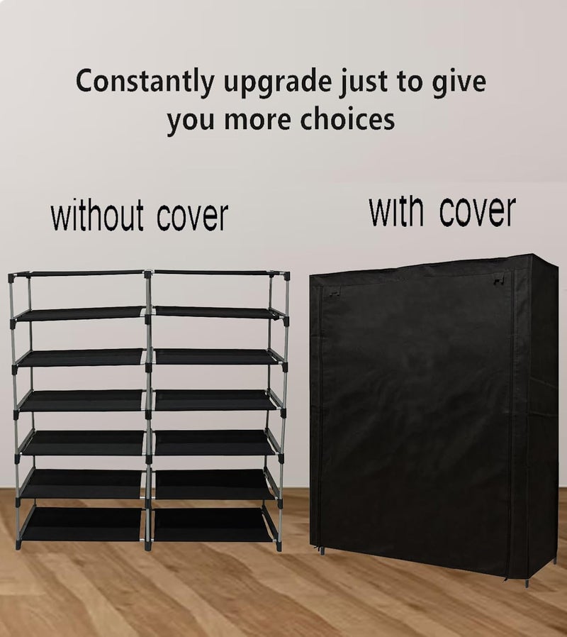 PHILOSHOP PHILOSHOP 12 Layer shoes rack for home Adjustable Shoe stand organizer stackable storage bedroom entryway adjustable slots shelf easy footwear rack MultiPurpose durable plastic - Image 5