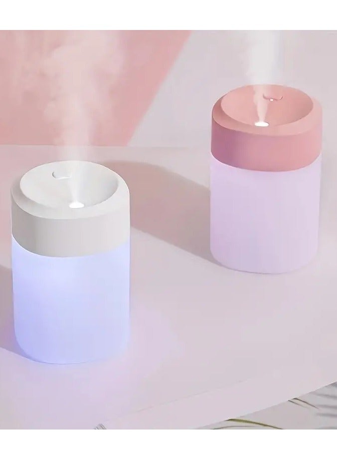 أوريتي ناشر رائحة السيارات الصغيرة المحمولة، ناشر رائحة الضباب البارد، ناشر رائحة السيارات سطح المكتب USB 200 مل، ضوء 7 ألوان للسفر/السيارة/غرفة نوم/المكتب، هدية عطلة - Image 5