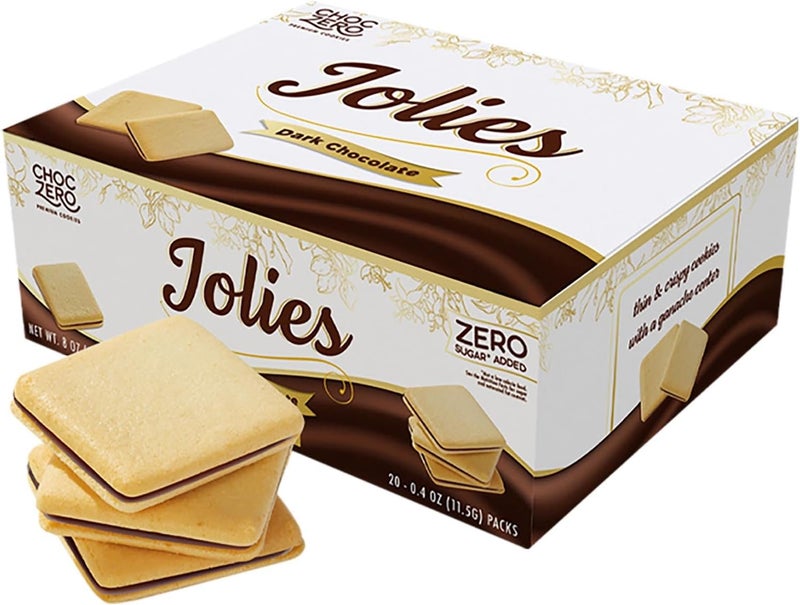 ChocZero Dark Chocolate Jolies Cookies - Image 1