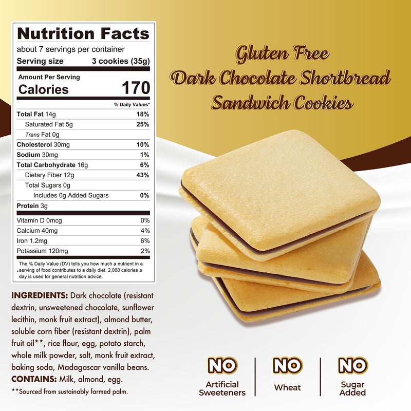 ChocZero Dark Chocolate Jolies Cookies - Image 2