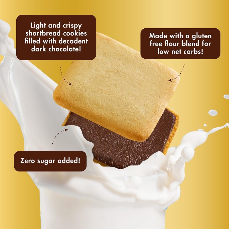 ChocZero Dark Chocolate Jolies Cookies - Image 4