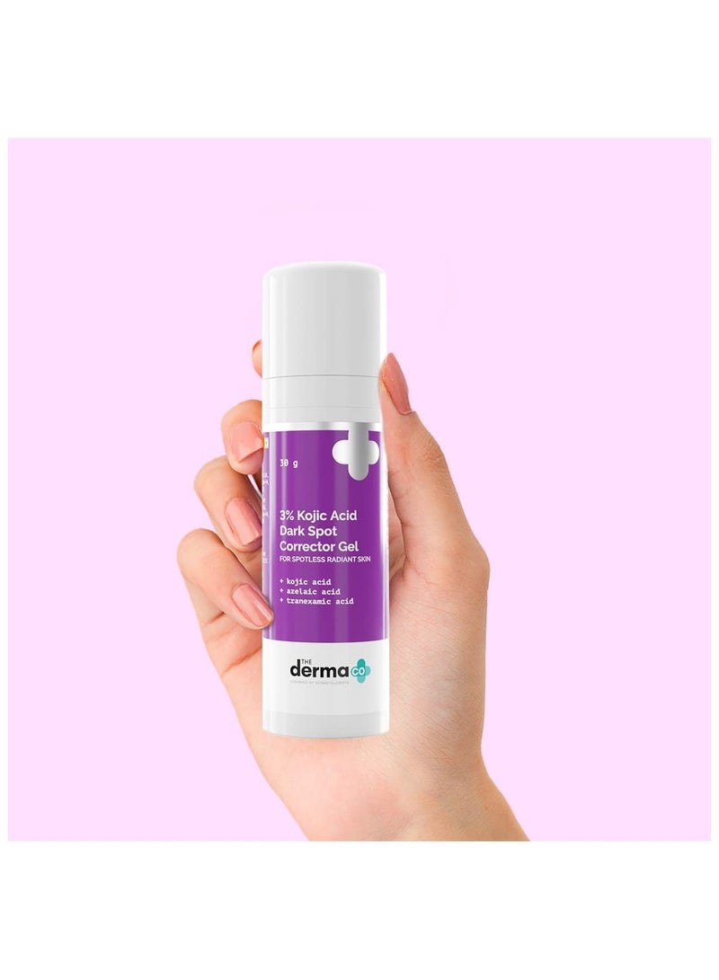 THE derma Co جل تصحيح البقع الداكنة من ديرما كو 3% حمض كوجيك لبشرة خالية من العيوب ومشرقة - 30 جرام - Image 2