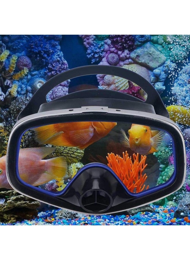 klarako Adult Professional Swim Antifog Goggles Diving Half Face Mask Snorkeling Glasses Equipment - Image 2