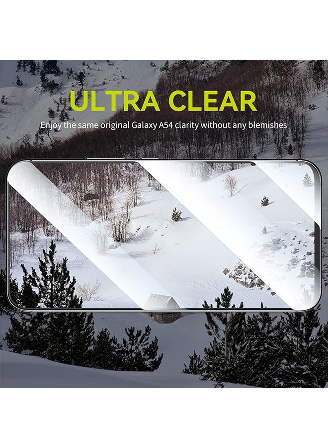 اتش واي جالكسي A54 – واقي شاشة مزدوج زجاج مقسى 2 قطعة - Image 5
