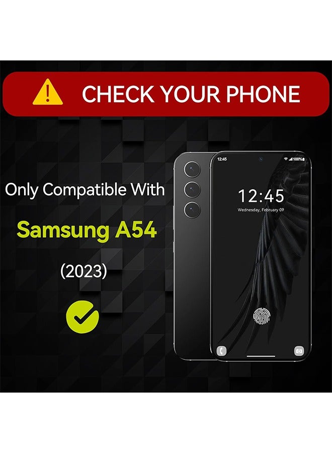 اتش واي جالكسي A54 – واقي شاشة مزدوج زجاج مقسى 2 قطعة - Image 2