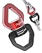Digtichnny Swivel Hook for SwingAluminium Alloy 35KN Swing Swivel Hanger for Tree Swing Aerial Dance Childrens Swing Hanging Hammock Outdoor IndoorBlackRed - Image 2