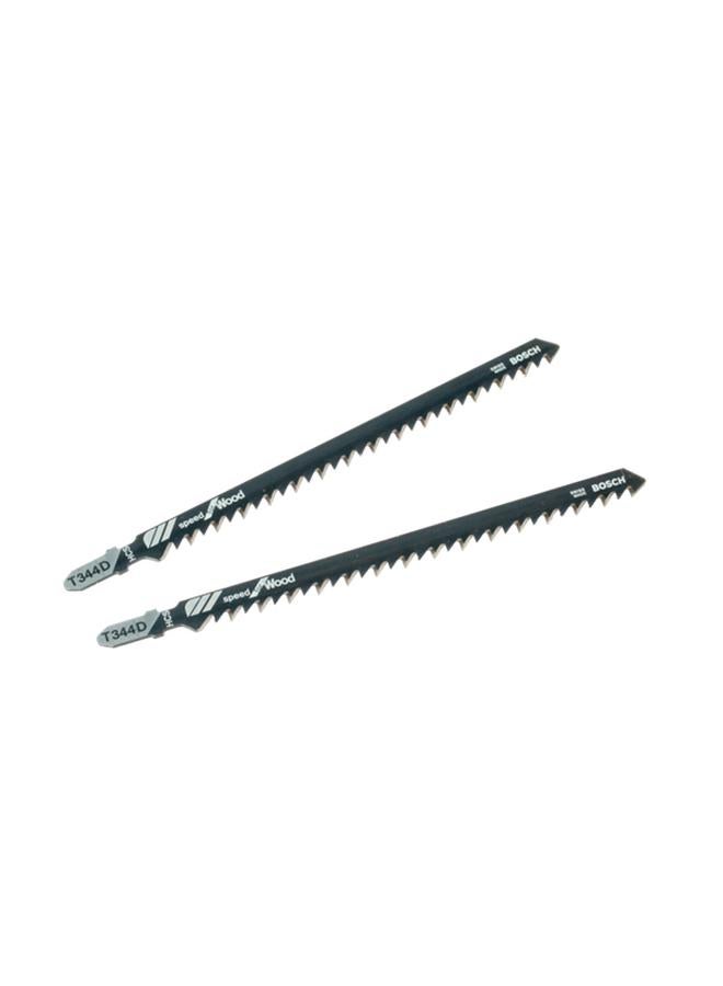 BOSCH 2-Piece T344D Thick Wood Jigsaw Blade 152mm - Image 2