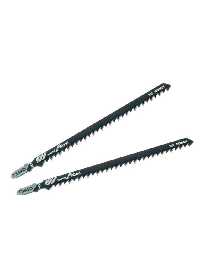 BOSCH 2-Piece T344D Thick Wood Jigsaw Blade 152mm - Image 1