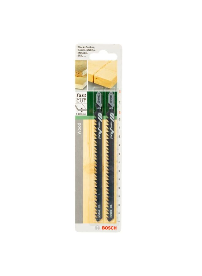 BOSCH 2-Piece T344D Thick Wood Jigsaw Blade 152mm - Image 4