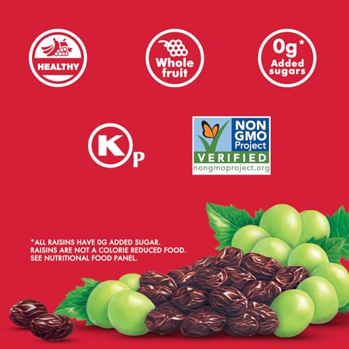 SunMaid California SunDried Raisins  13 oz Resealable Canister  Dried Fruit for Healthy Snacks School Lunches and Natural Sweeteners - Image 5