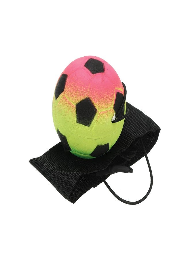 PATIKIL 1.9 Inch Sports Wrist Ball, Soccer Rubber Rebound Wristband Wrist Return Ball Sport on a String for Exercise Play, Mixed Colors - Image 3