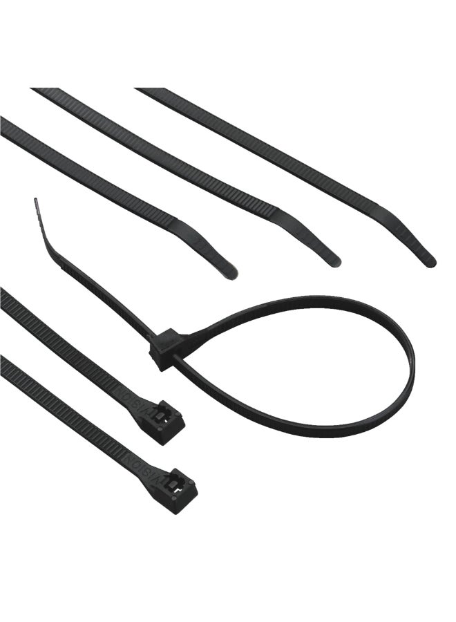 Gardner Bender UV Resistant Durable Double-Lock Nylon Cable Ties Black 8 Inch 6117303 - Image 4