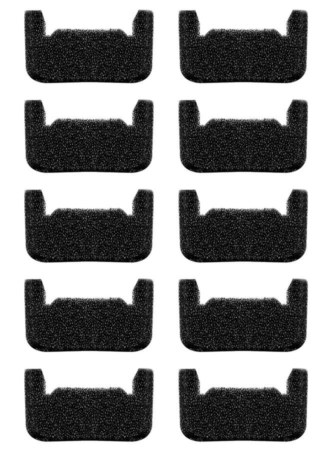Jolbndcv 10 Pcs Sponge Filter for 67oz/2L Pet Fountain 81oz/2.4L Stainless Steel Dog Drinking Fountain Replacement,Pet Water Fountain Pre Foam Filters Replacement - Image 1