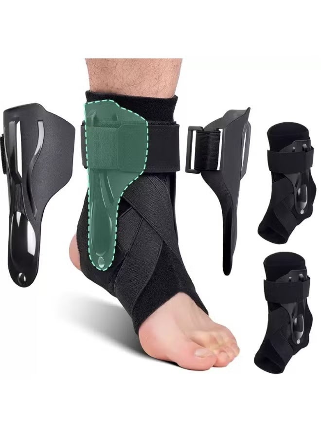 Ankle Brace, Ankle Support Brace for Ankle Sprains, Ankle Braces for Men Women, Ankle Support Sprained Ankle Brace for Basketball Soccer Volleyball (L) - Image 1