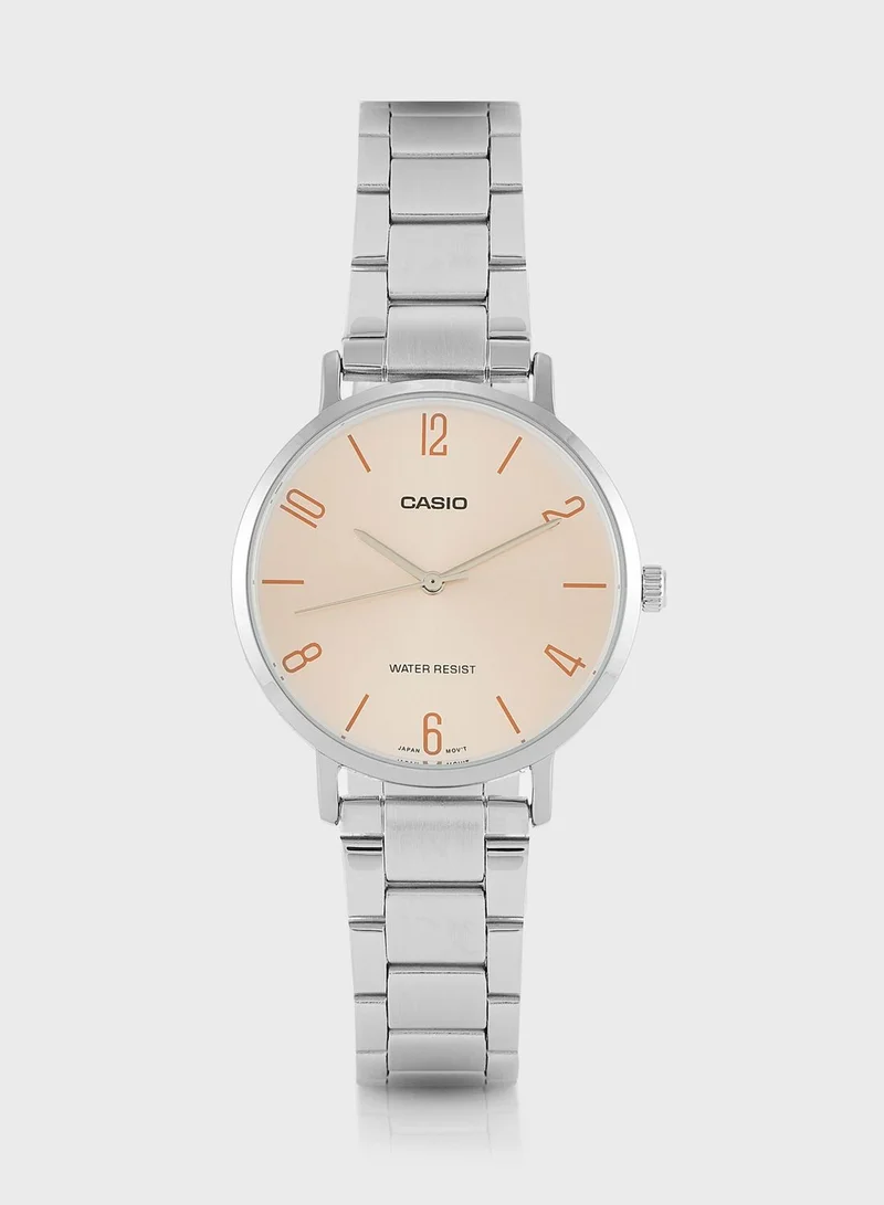 CASIO Steel Strap Analog Watch