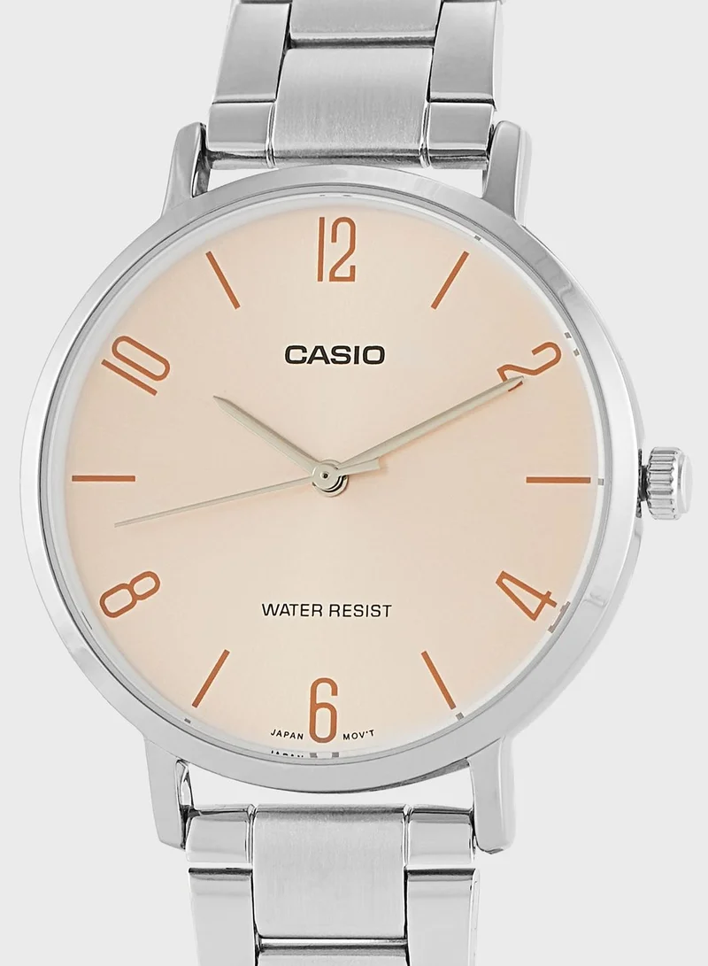 CASIO Steel Strap Analog Watch