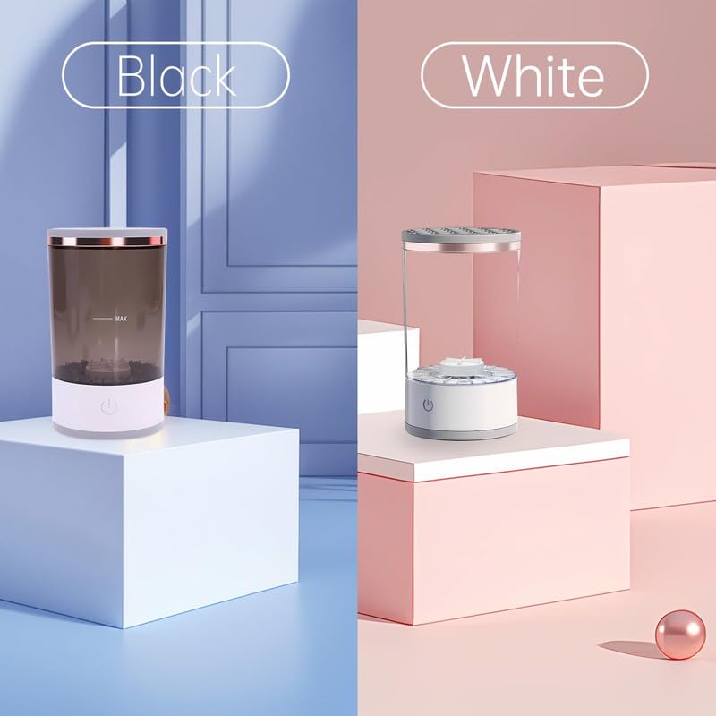 PARVY Electric Makeup Brush Cleaner Cosmetic Brush Cleaner Makeup Brush Cleaner Machine Automatic Electric AutoRotating 1 PCS - Image 2