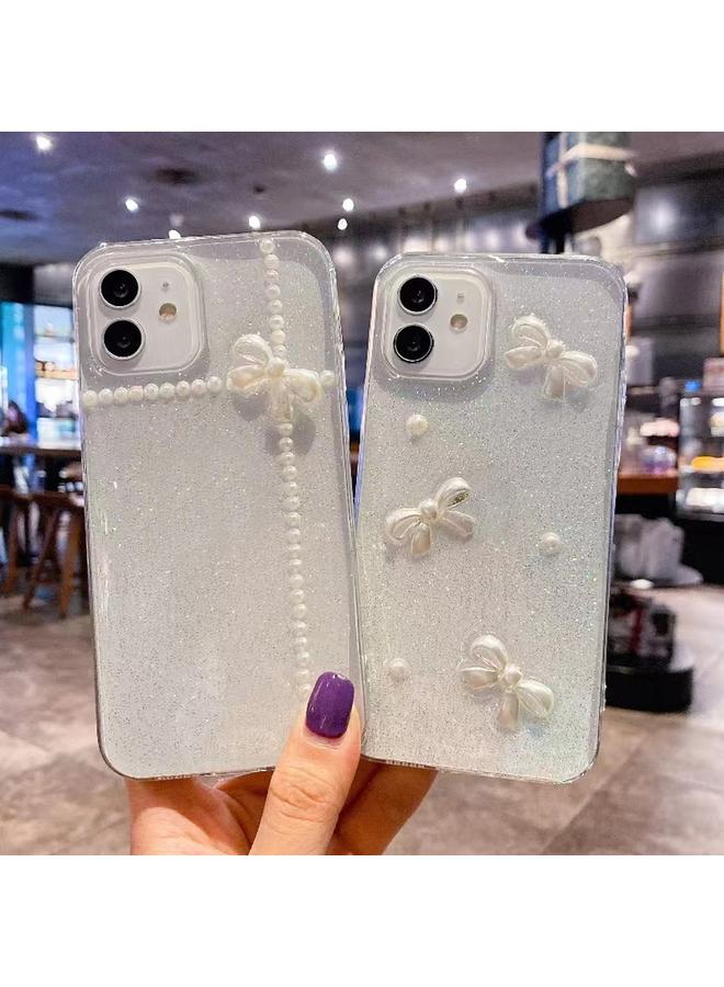 اس-توب جراب لهاتف iPhone 15 Pro مصنوع من مادة TPU الإيبوكسي اللامعة بقوس اللؤلؤ - Image 4