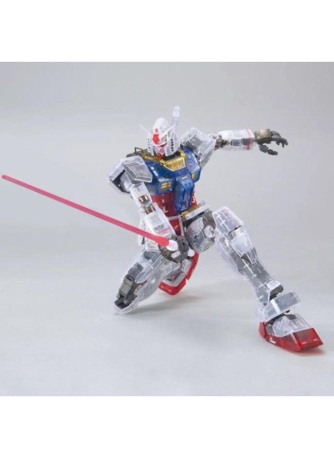 Gundam Model Color Transparent Yuan Set Delivery Bracket Water Sticker Gundam Assembled Figure Toys Wholesale-Color:Yuan Set Color Transparent Model (delivery Bracket And Water Sticker)  - Image 4