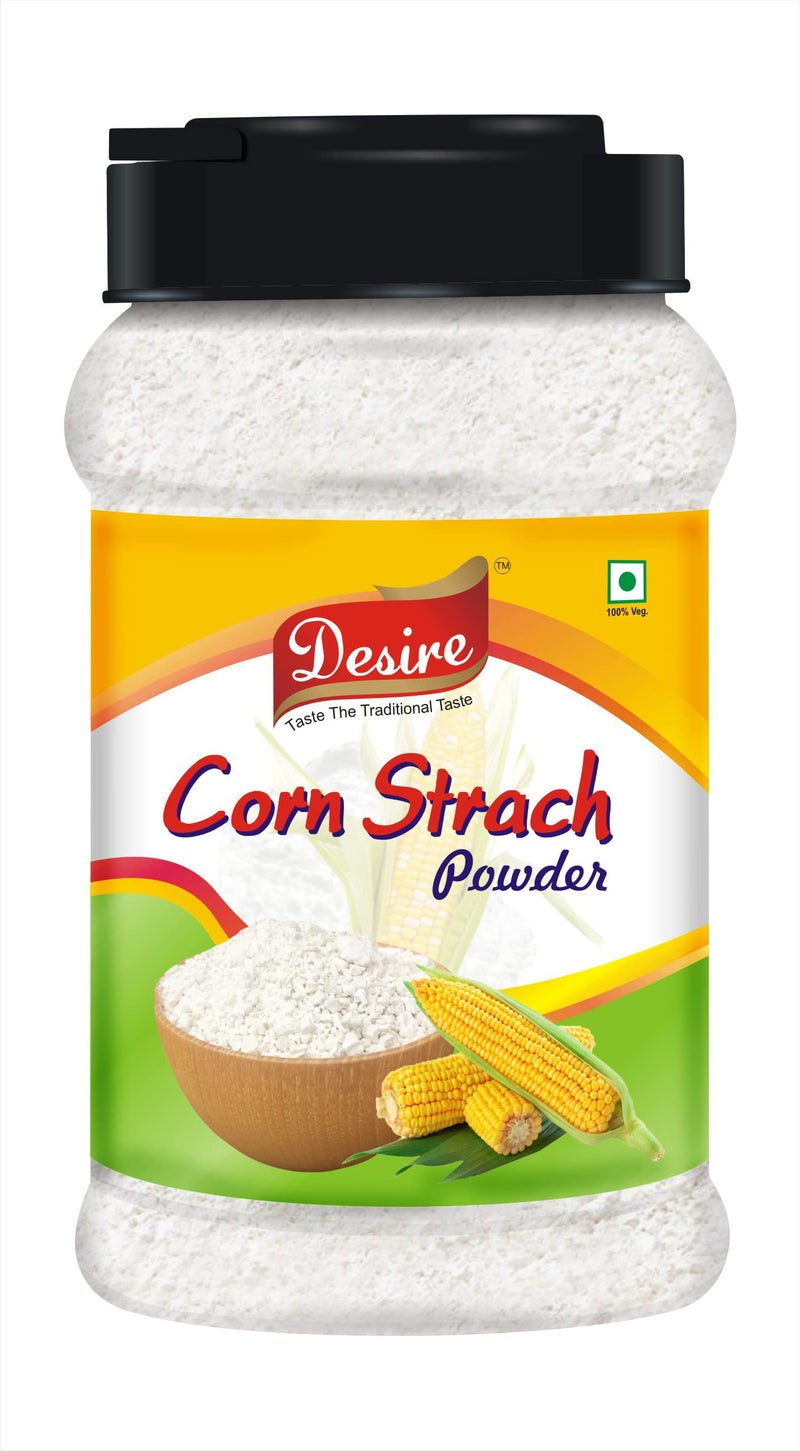 Desire Baker’s Corn Starch – 400g | Gluten-Free Cornflour for Baking, Sauces, Gravies, and Puddings | Premium Thickening Agent - Image 1