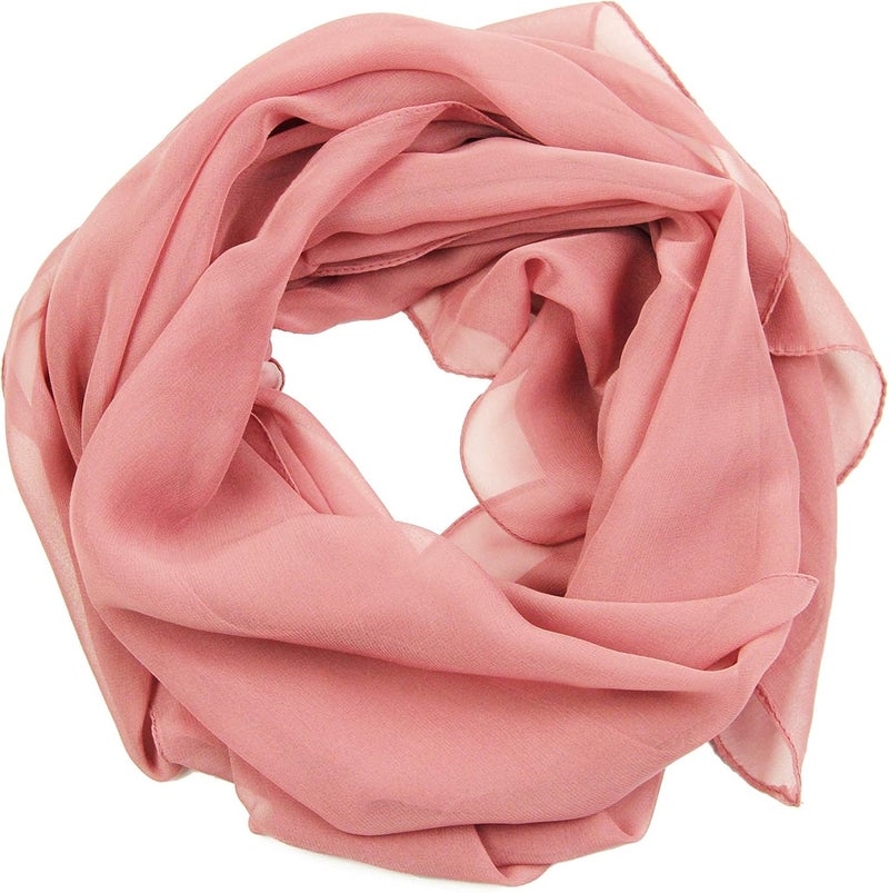 PANTONIGHT Long Chiffon Sheer Scarf For womens - Image 5