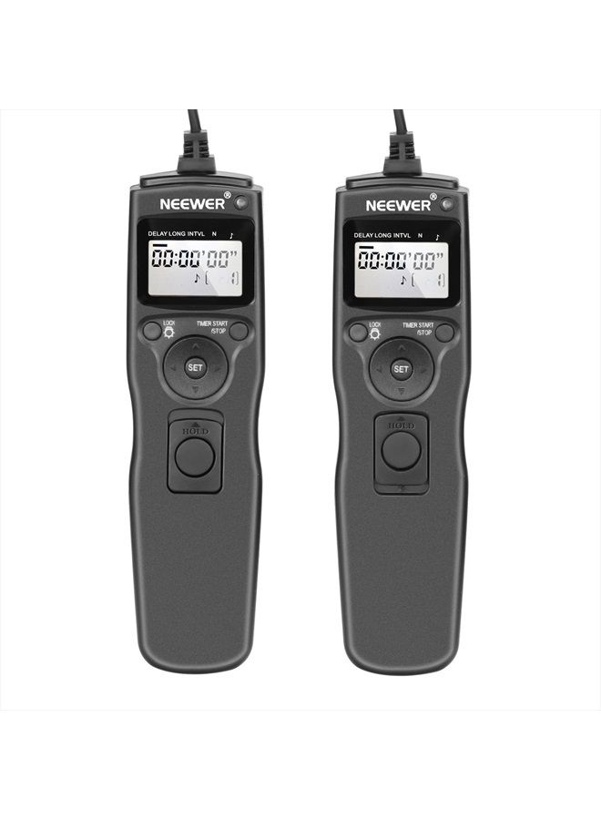 Neewer Shutter Release Timer Remote Control Cord Compatible with Canon EOS 550D/Rebel T2i, 450D/Xsi, 400D/Xti, 350D/XT, 300D 60D 600D 500D 1100D 1000D 10D 20D 30D 40D 50D  - Image 3