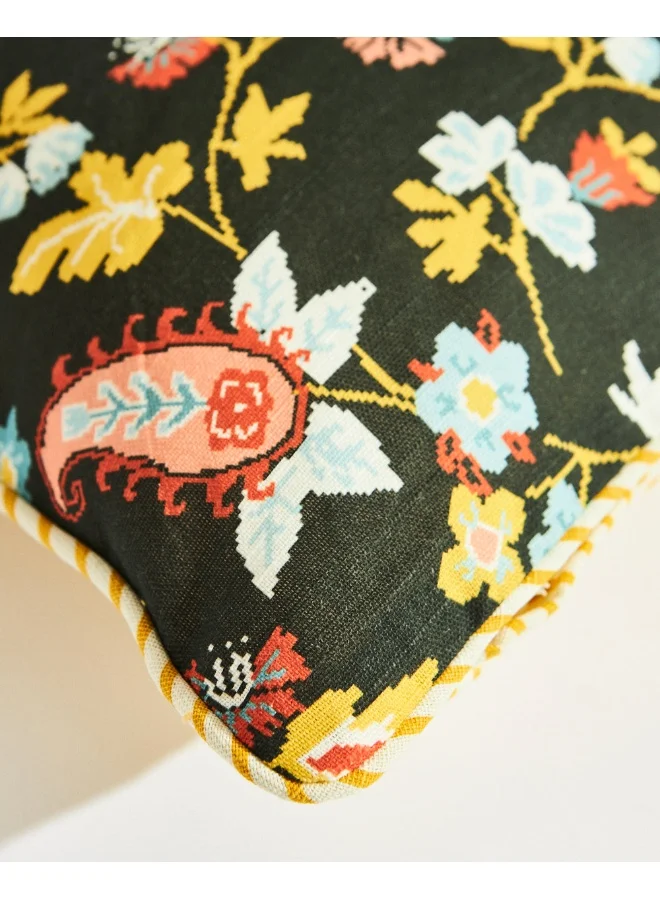 Chumbak Pixel Paisley 18" Cushion Cover