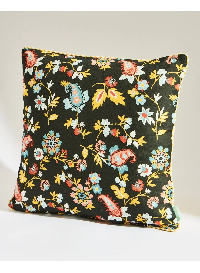 Chumbak Pixel Paisley 18" Cushion Cover