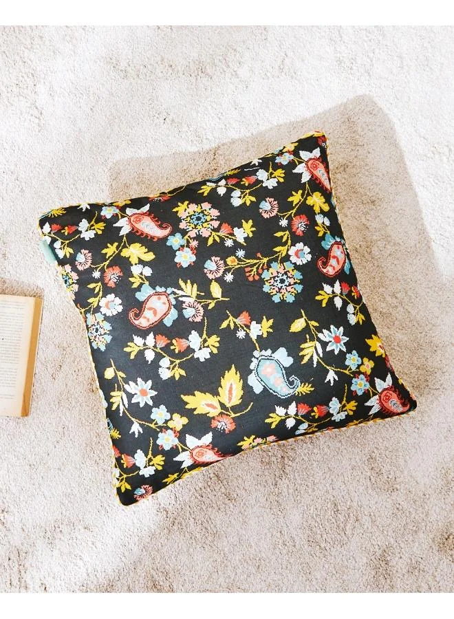 Chumbak Pixel Paisley 18" Cushion Cover