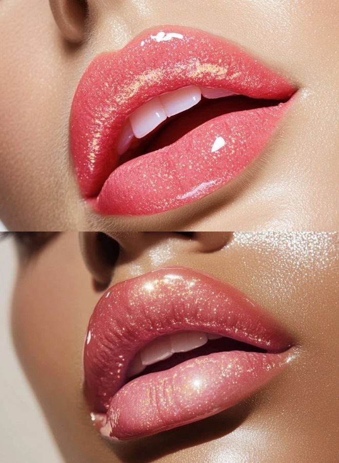 Milani Stellar Lights Holographic Lip Gloss #03 Luminous Peach – High-Shine, Multi-Dimensional Finish | Lightweight, Non-Sticky Formula | 6ml - Image 2