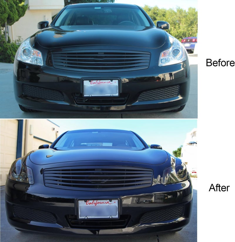 LZLRUN لفائف فيلم تغليف الفينيل لزينة المصابيح الأمامية والخلفية من LZLRUN باللون الأسود الداكن والدخان الفاتح، مادة TPU (دخان فاتح، 12" × 48") - Image 4