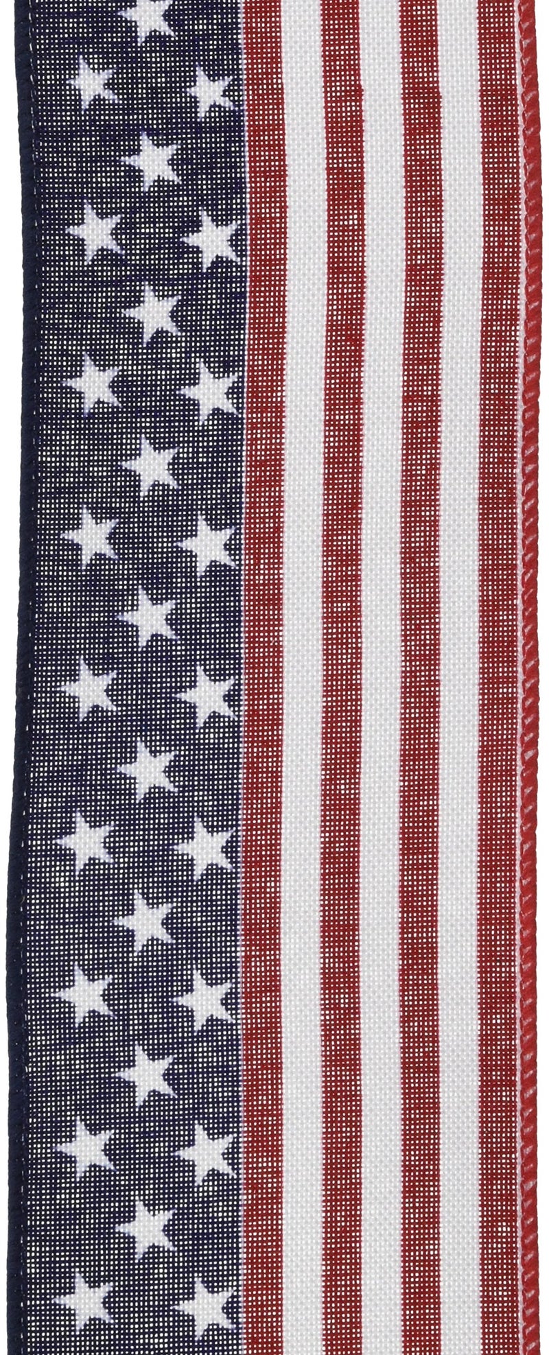 Craig Bachman Imports 8567339343 2.5" x 10 yd Red, White, Blue Stars/Stripes Ribbon - Image 2