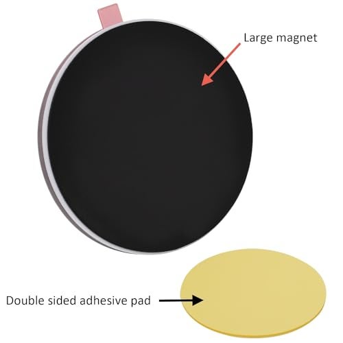 Kichwit Clean Dirty Dishwasher Magnet with The 3rd Option “Running”, Perfect for Quiet Dishwashers, Non-Scratch Strong Magnet Backing, Residue Free Adhesive Included, 3.5” Diameter, Silver - Image 5