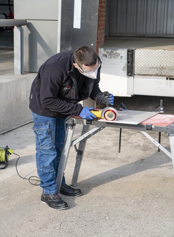 Rubi Premium Diamond Blade Red Cobra Dry 4"- Ideal for Cutting Porcelain, Ceramic, Marble, Granite, Natural Stone - 5/8” Ring Adapter Included - Image 3