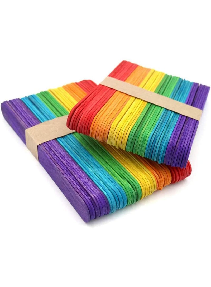 اعواد خشبية كبيرة الحجم 100 قطعه مقاس  150*18*1.6مم - Image 1