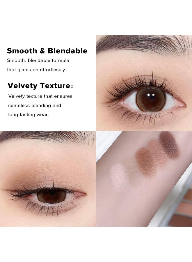 MYHO Neutral Naked Brown Eyeshadow Palette - 5 Colors Nude Brown Tones, Velvety Matte, Long-Lasting & Waterproof for Natural Everyday Looks (02#) - Image 2