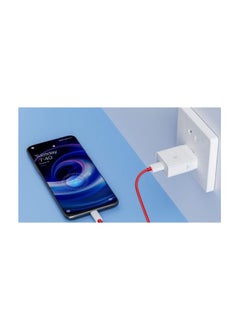 OnePlus One 100W Supervooc Charger for Oneplus 13 13R Nord 4 CE 4 Lite 8A Warp Charger Block Replacement with 8A Warp Charge Cable 1M USB Wall Plug UK Power Adapter for Oneplus 12 12R 11 10 Pro OPPO A78 A38 (White)  - Image 5